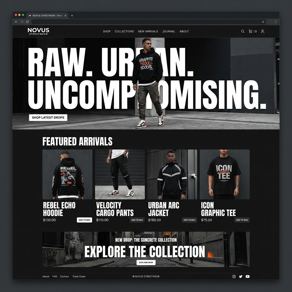 Shopify Desktop Design Preview