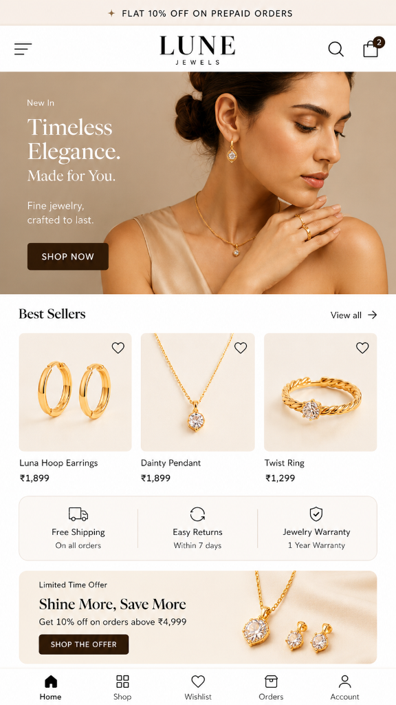Shopify Mobile Design Preview