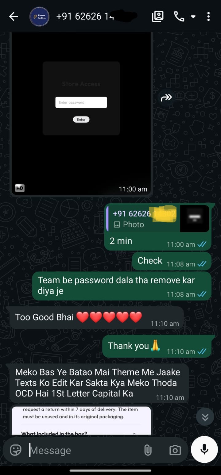 WhatsApp Review Inaara
